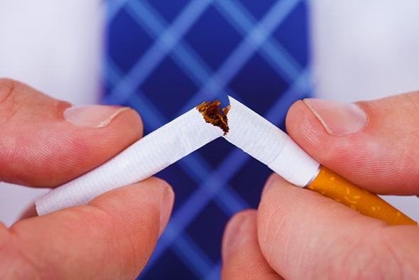 Quitting smoking for cancer prevention